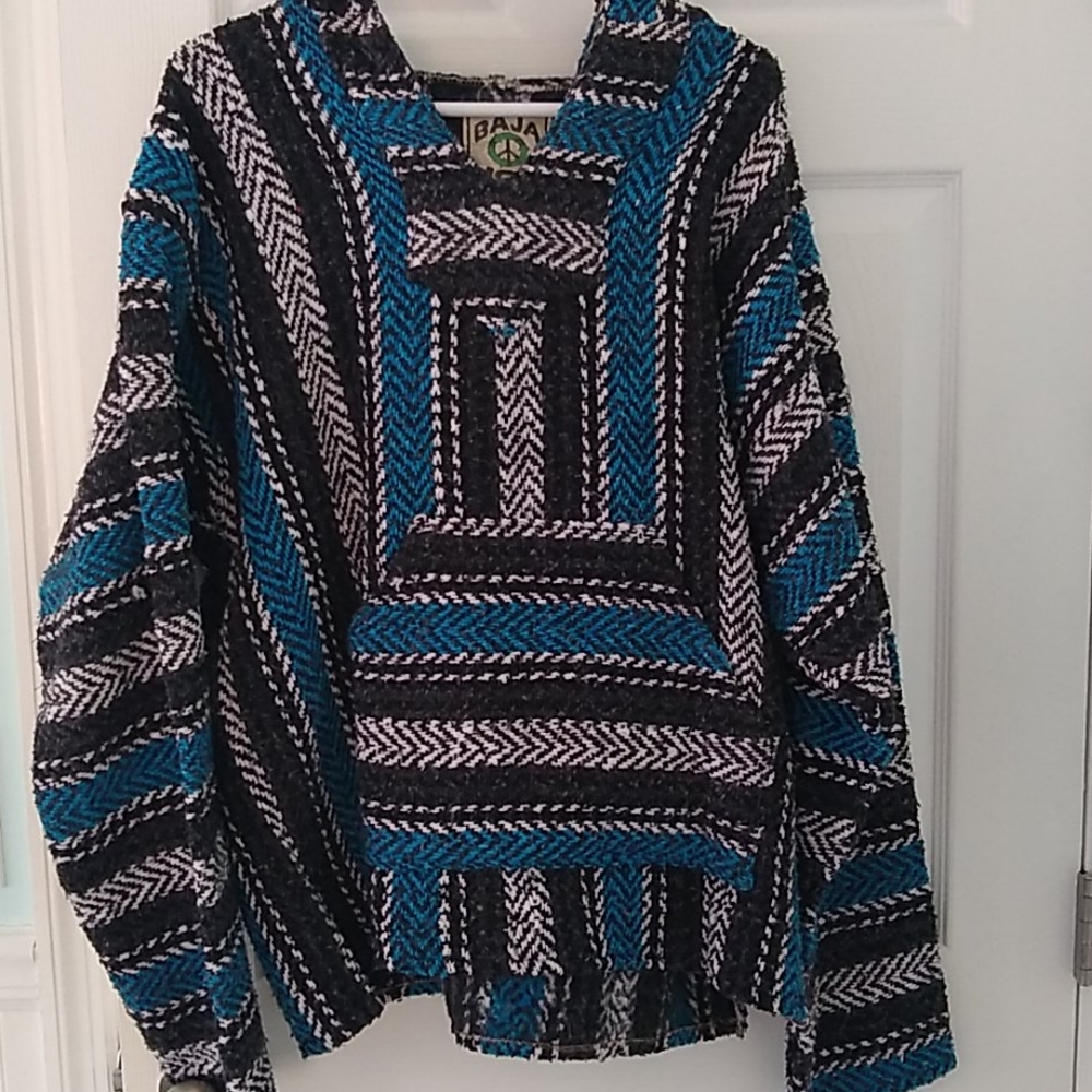 Baja Joe Hoodie Pullover Size Large